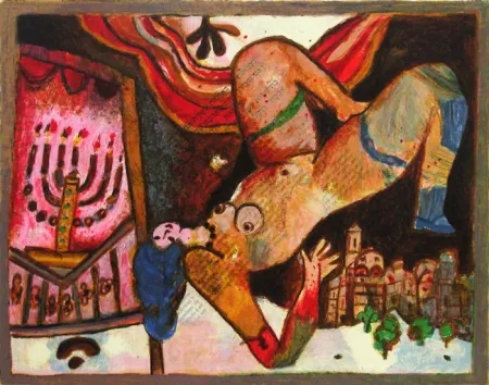 リトグラフ Tobiasse - Le cantique des cantiques III