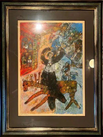 リトグラフ Tobiasse - Le théâtre des amants