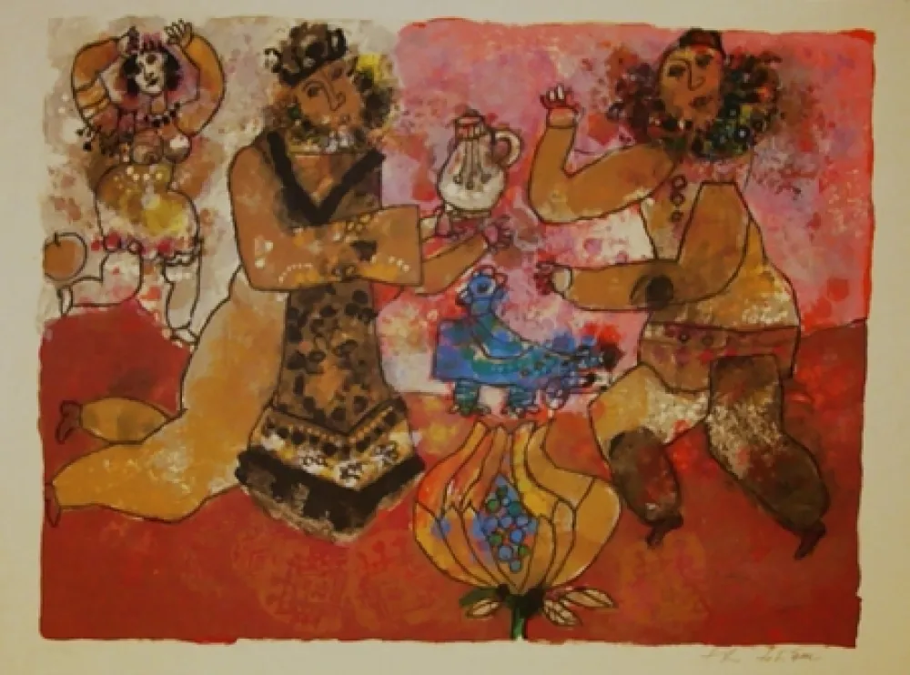 リトグラフ Tobiasse - Sans titre