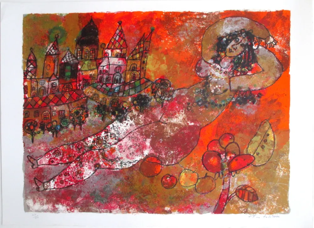 リトグラフ Tobiasse - The song of songs 1