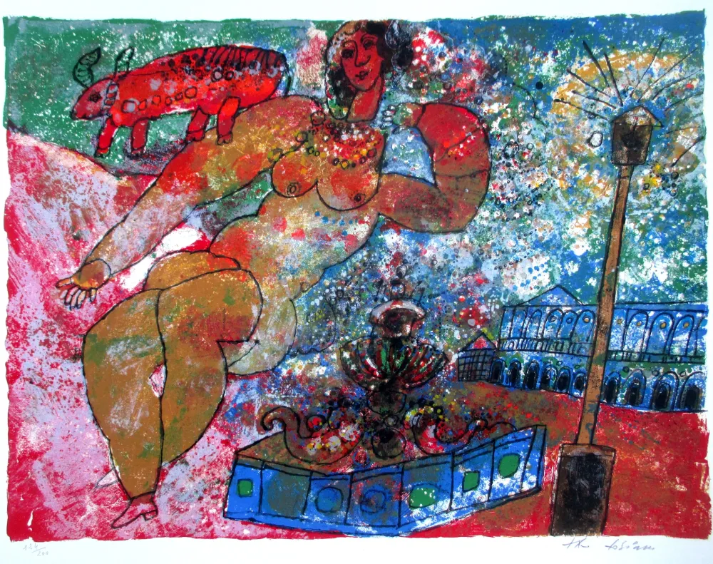 リトグラフ Tobiasse - The Song of Songs 2