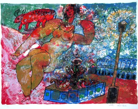 リトグラフ Tobiasse - The Song of Songs 2