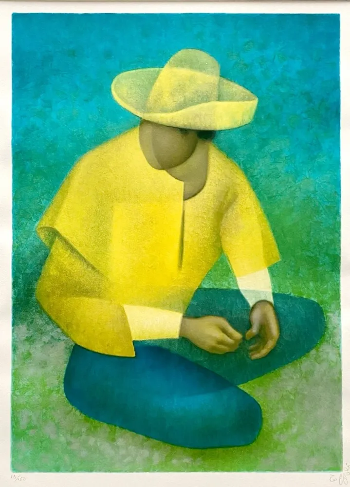 リトグラフ Toffoli - Le Mexicain