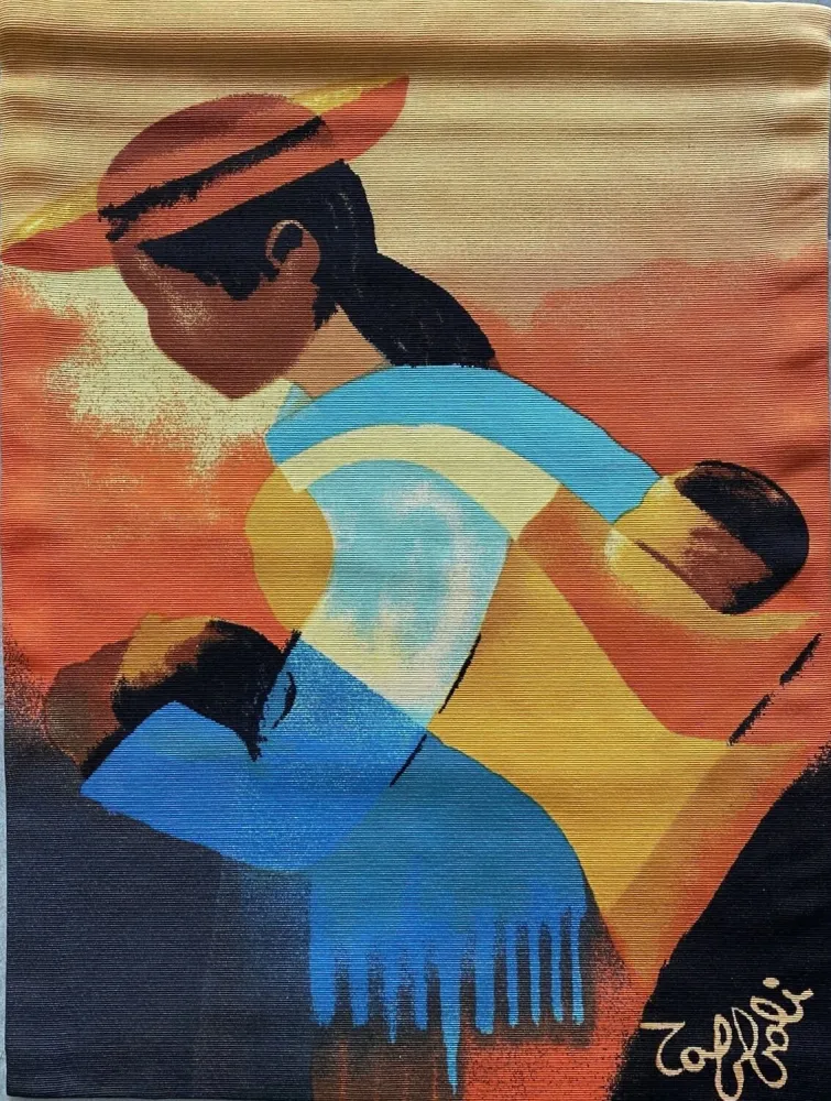 シルクスクリーン Toffoli - Maternité