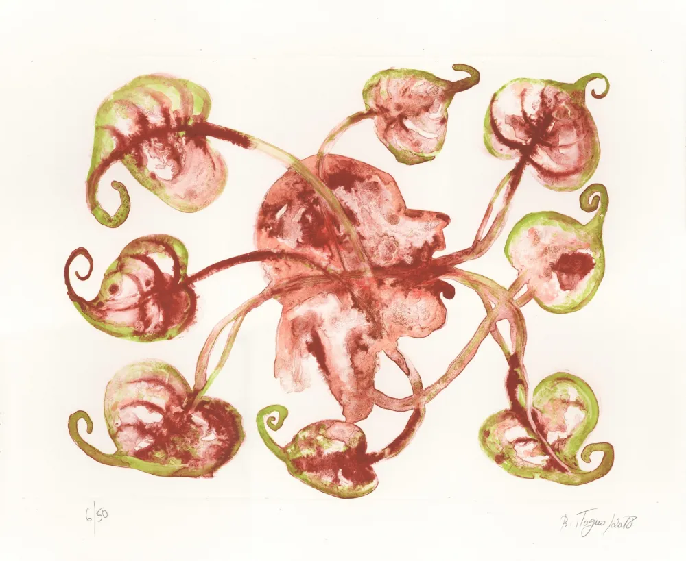 リトグラフ Toguo - Blowing Headache