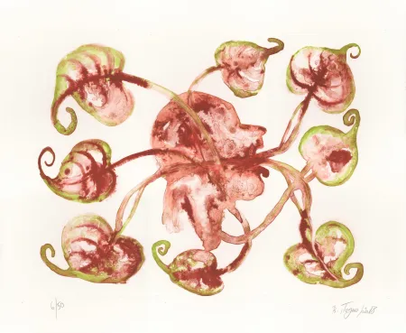 リトグラフ Toguo - Blowing Headache