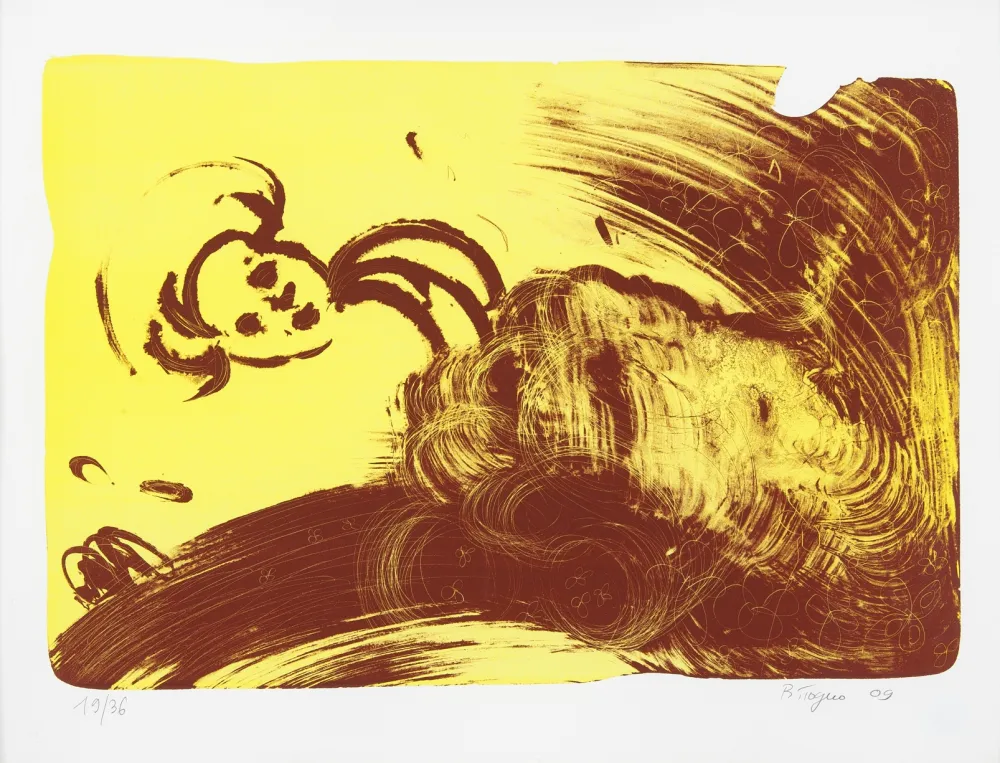 リトグラフ Toguo - Midnight Kiss