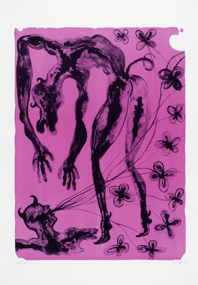 リトグラフ Toguo - Selfish dinner