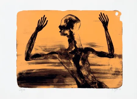 リトグラフ Toguo - Soundless scream