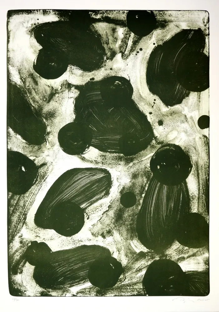 リトグラフ Tøjner - Recherche de formes dispersées II