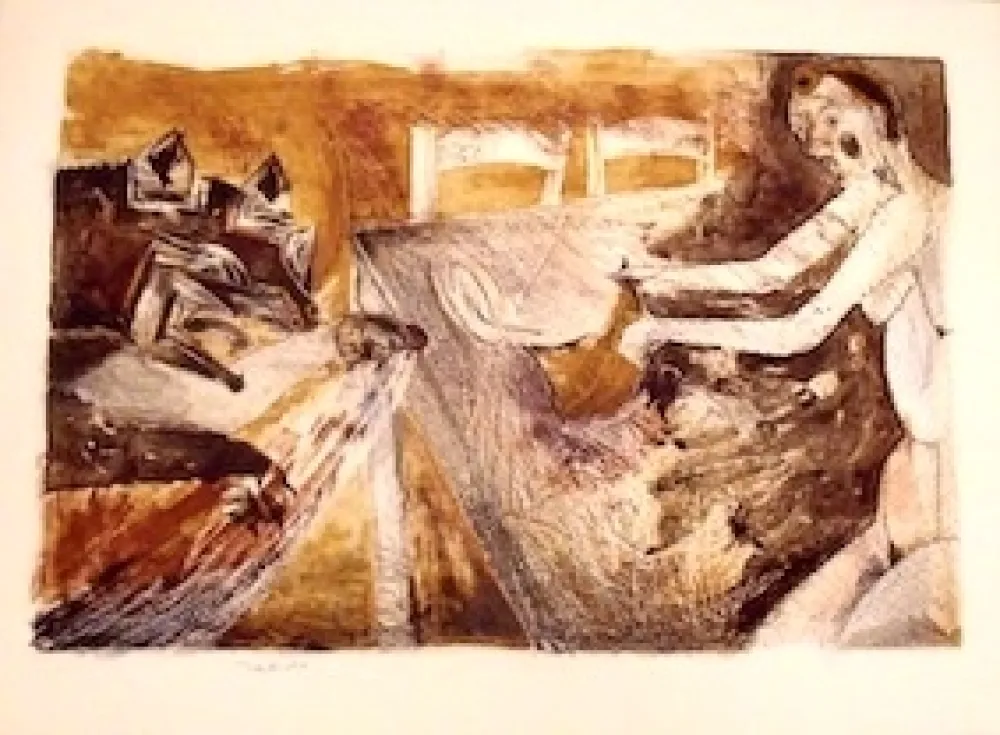 リトグラフ Toledo - El Desayuno