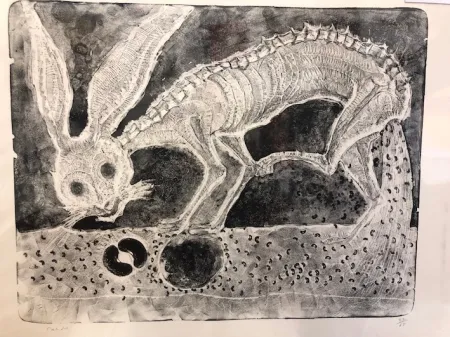 リトグラフ Toledo - El origin del frijol