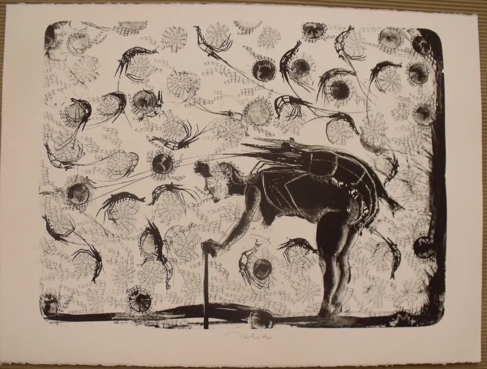 リトグラフ Toledo - La pescadora