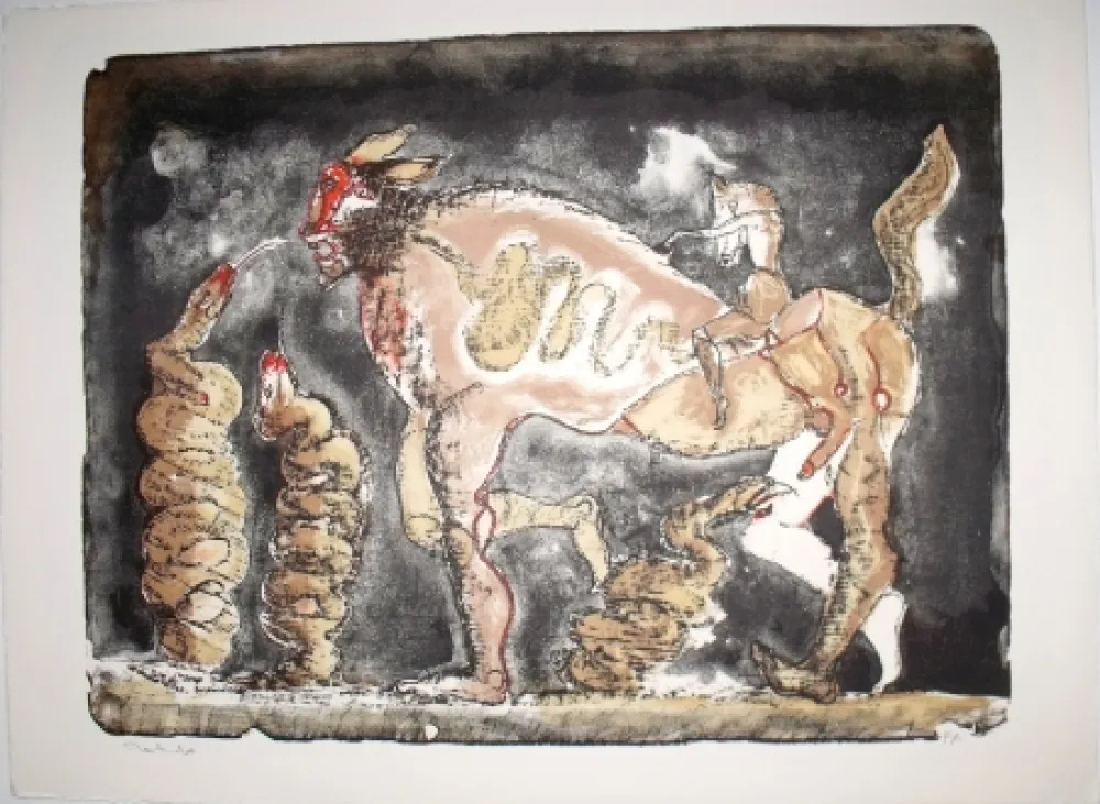 リトグラフ Toledo - La Suma de la Serpiente