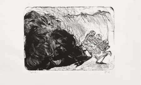 リトグラフ Toledo - Recuerdos de Mexico III