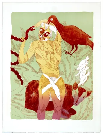 リトグラフ Toledo - Sans titre