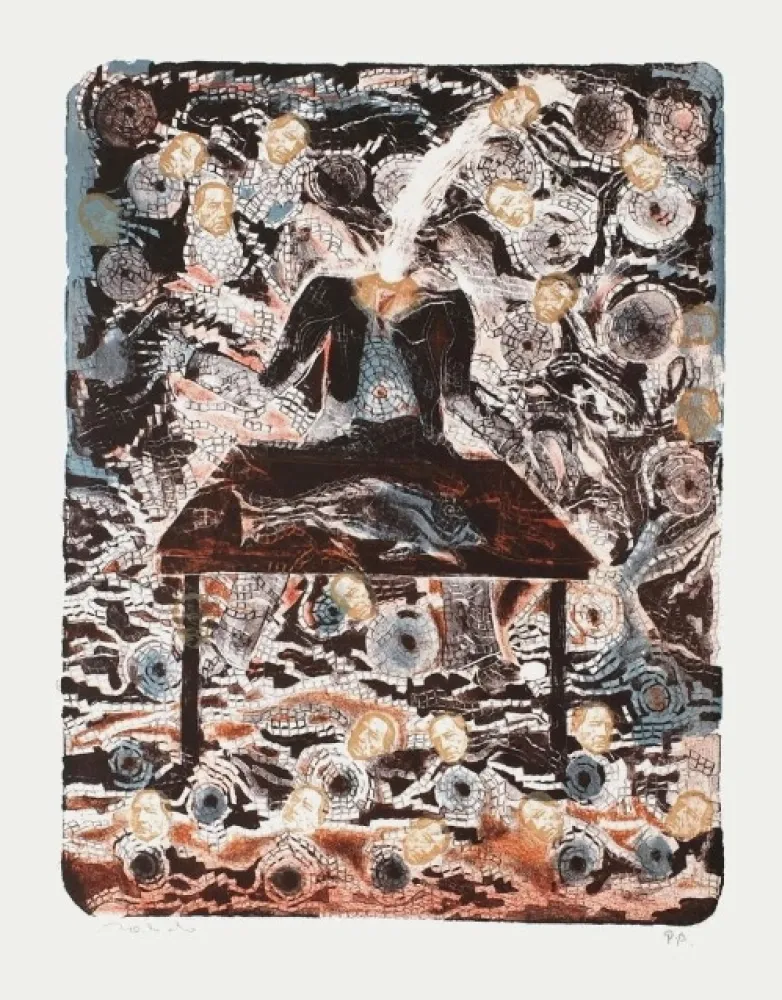 リトグラフ Toledo - Sans titre