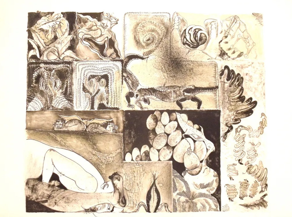 リトグラフ Toledo - Sans Titre 