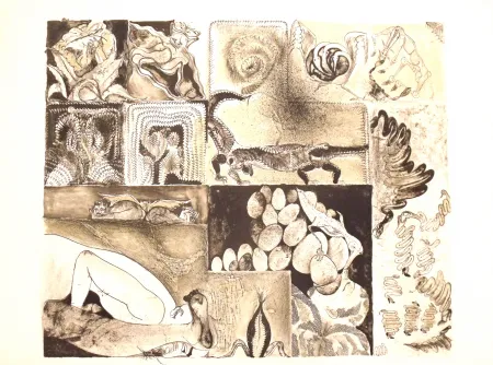 リトグラフ Toledo - Sans Titre 