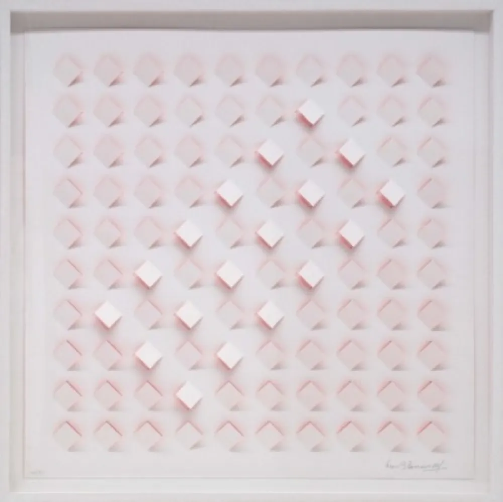 リトグラフ Tomasello - S/T 4 - Rosa