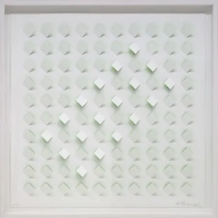 リトグラフ Tomasello - S/T 4 - Verde