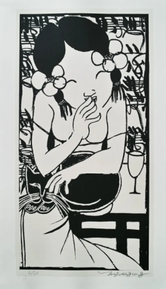 リトグラフ Tongzhengang -  harmony 1