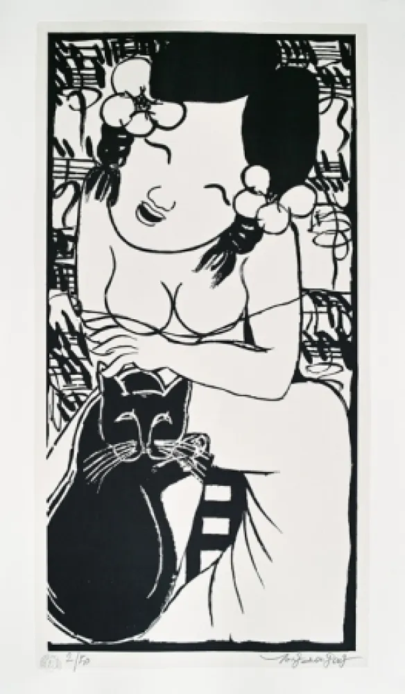 リトグラフ Tongzhengang - Harmony 4