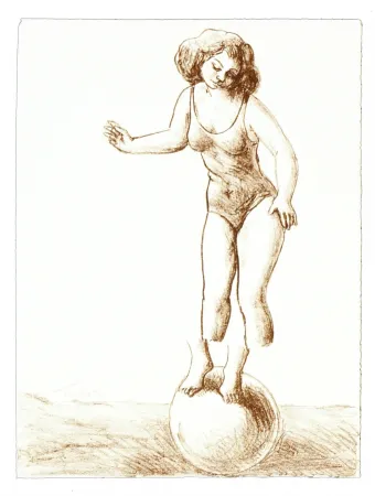 リトグラフ Topor - 1 Neuf Grâces