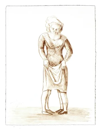 リトグラフ Topor - 6 Neuf Grâces