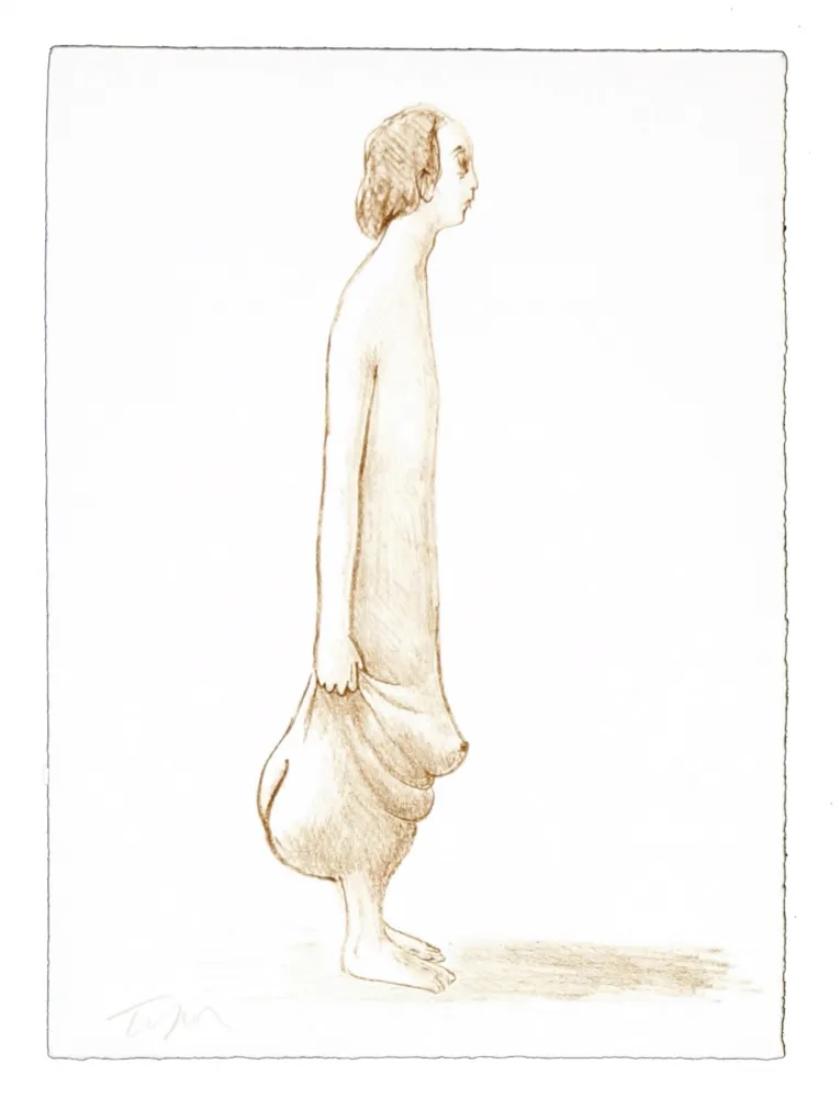 リトグラフ Topor - 9 Neuf Grâces