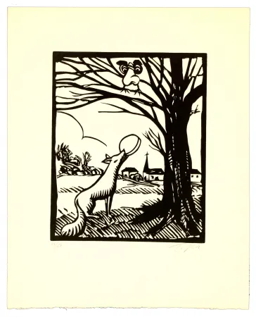 リノリウム彫版 Topor - Âpre nez