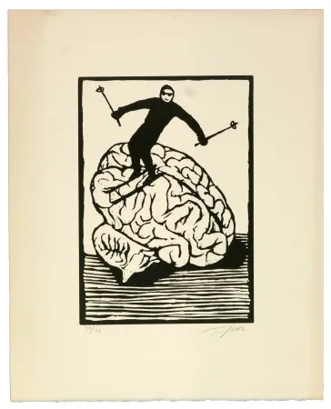 リノリウム彫版 Topor - Le style lisse