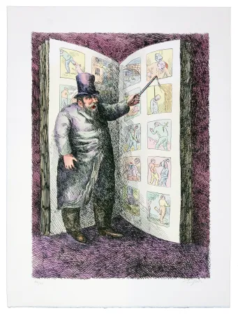 リトグラフ Topor - Sans titre