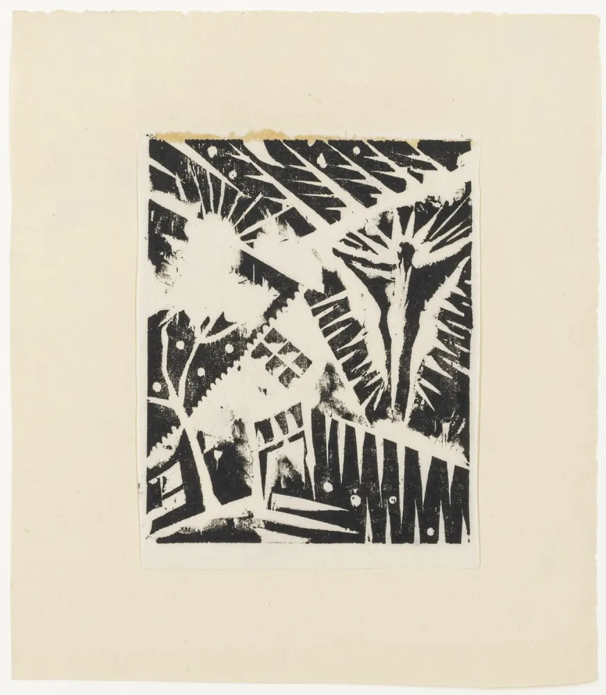 木版 Topp - Spektrale Figur (Spectral Figure)