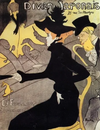 リトグラフ Toulouse-Lautrec - Divan japonais