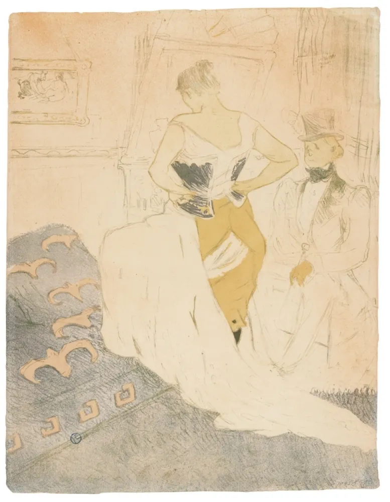 リトグラフ Toulouse-Lautrec - Elles