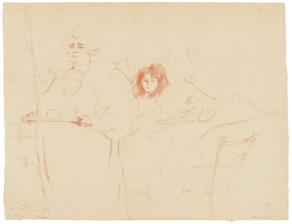 リトグラフ Toulouse-Lautrec - Elles