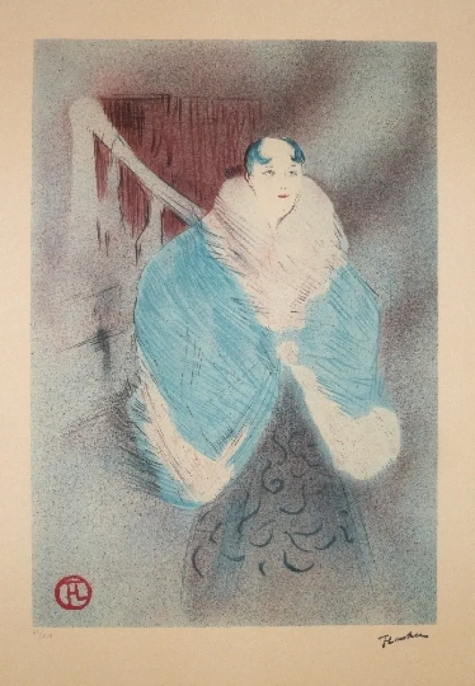 リトグラフ Toulouse-Lautrec - Elsa la viennoise