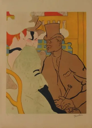 リトグラフ Toulouse-Lautrec - L'Anglais au Moulin Rouge