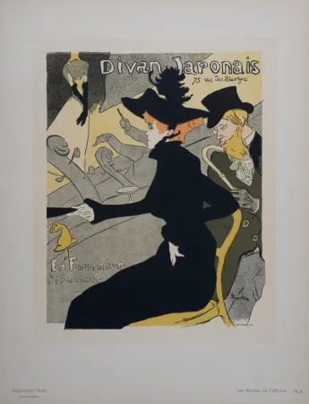 リトグラフ Toulouse-Lautrec - Le Divan Japonais, Les Maitres de L’Affiche, 1896