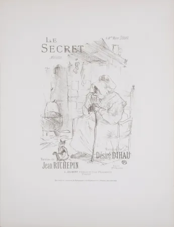 リトグラフ Toulouse-Lautrec - Le Secret, 1895