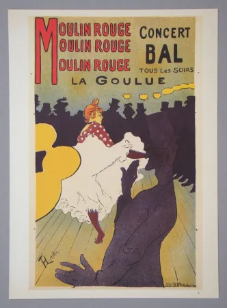 輪転グラビア印刷 Toulouse-Lautrec - Moulin-Rouge - La Goulue