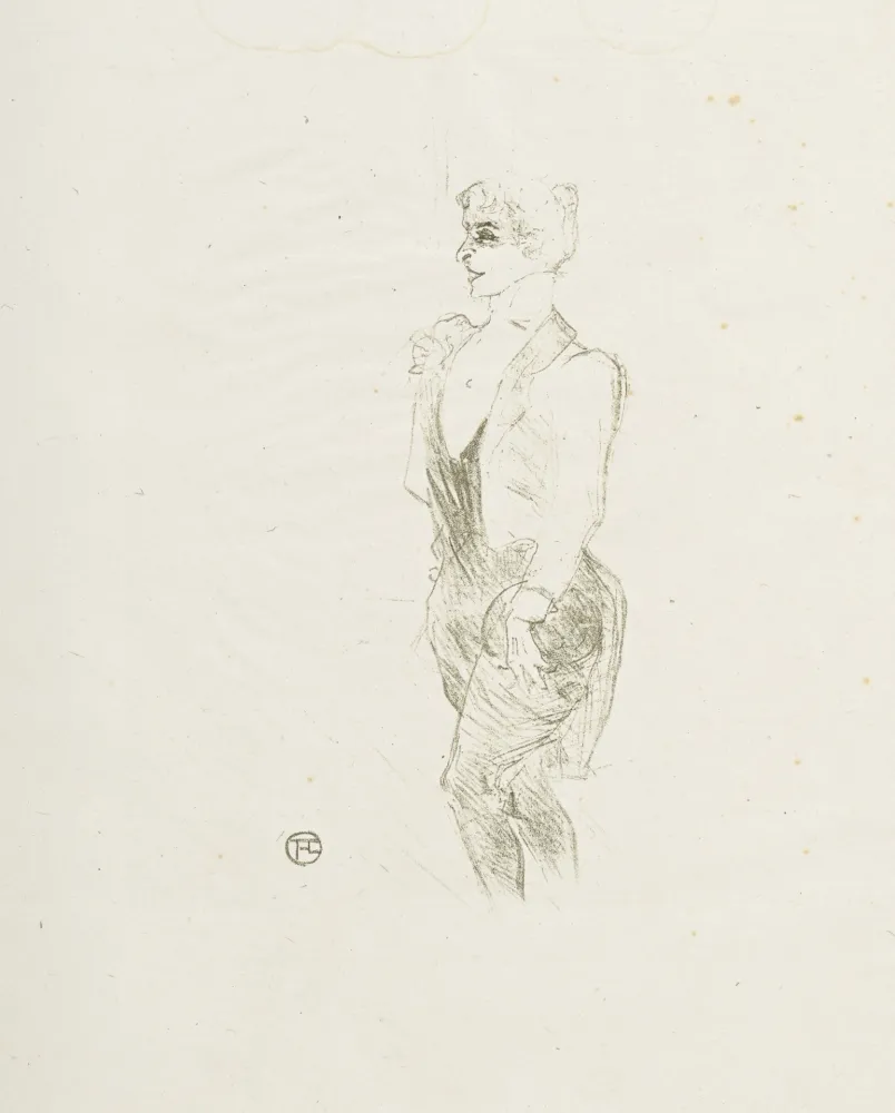 リトグラフ Toulouse-Lautrec - Portraits d’Acteurs & d’Actrices : Mary Hamilton, 1898