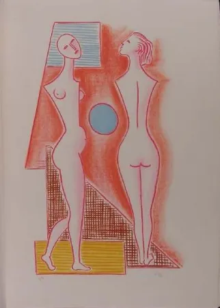 リトグラフ Tozzi - SENZA TITOLO