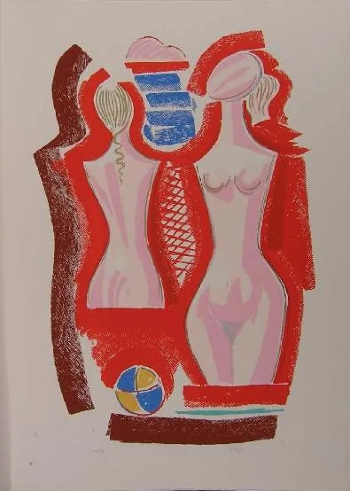 リトグラフ Tozzi - SENZA TITOLO