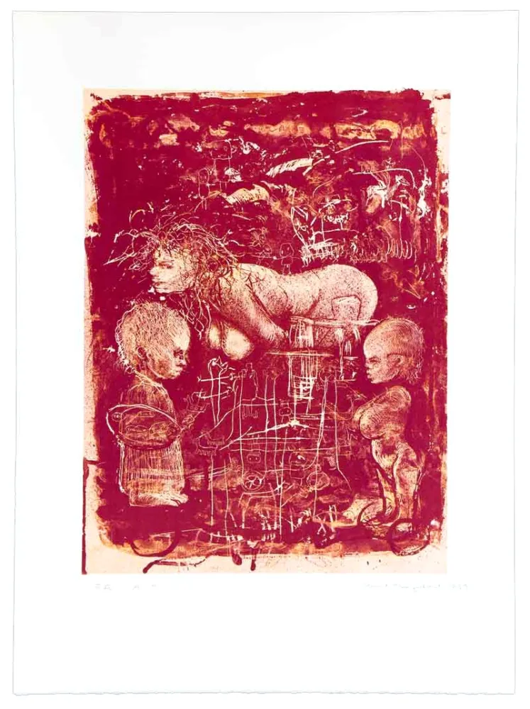 リトグラフ Trampedach - Sans titre