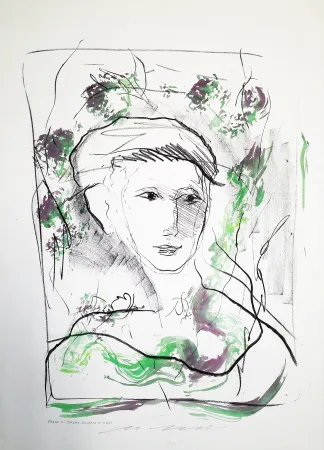 リトグラフ Treccani - Fanciulla