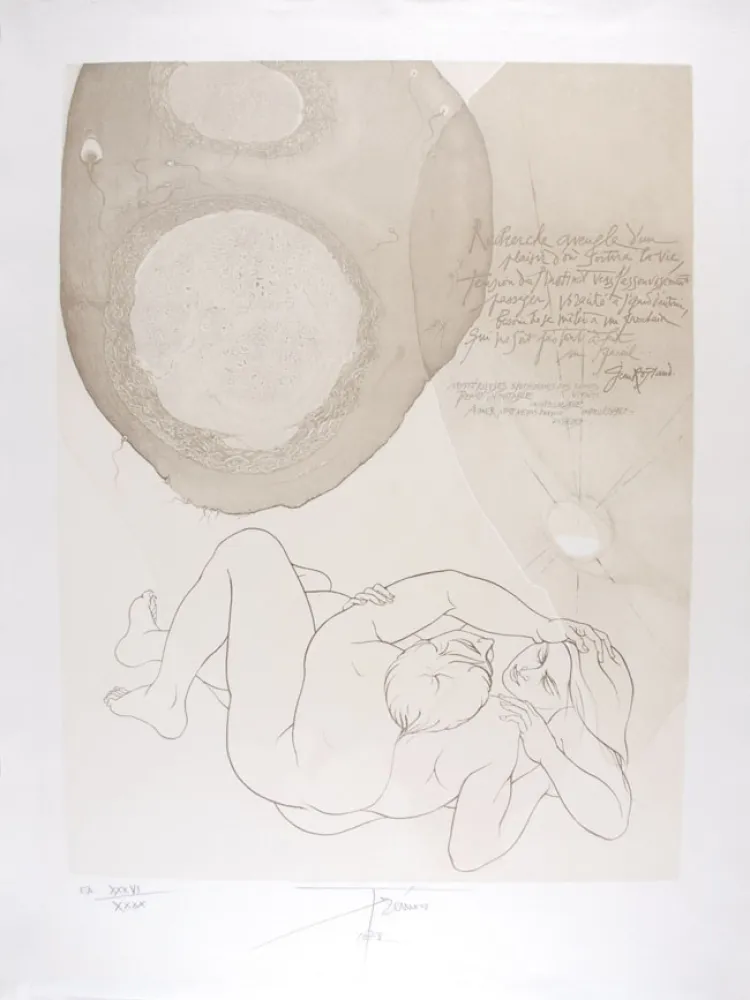 リトグラフ Trémois - Envol VII