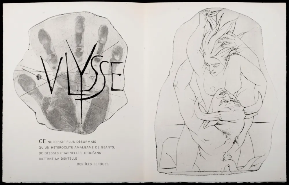 彫版 Trémois - (& Jean Giono) - Naissance de l'Odyssée, 1966 - Full book!