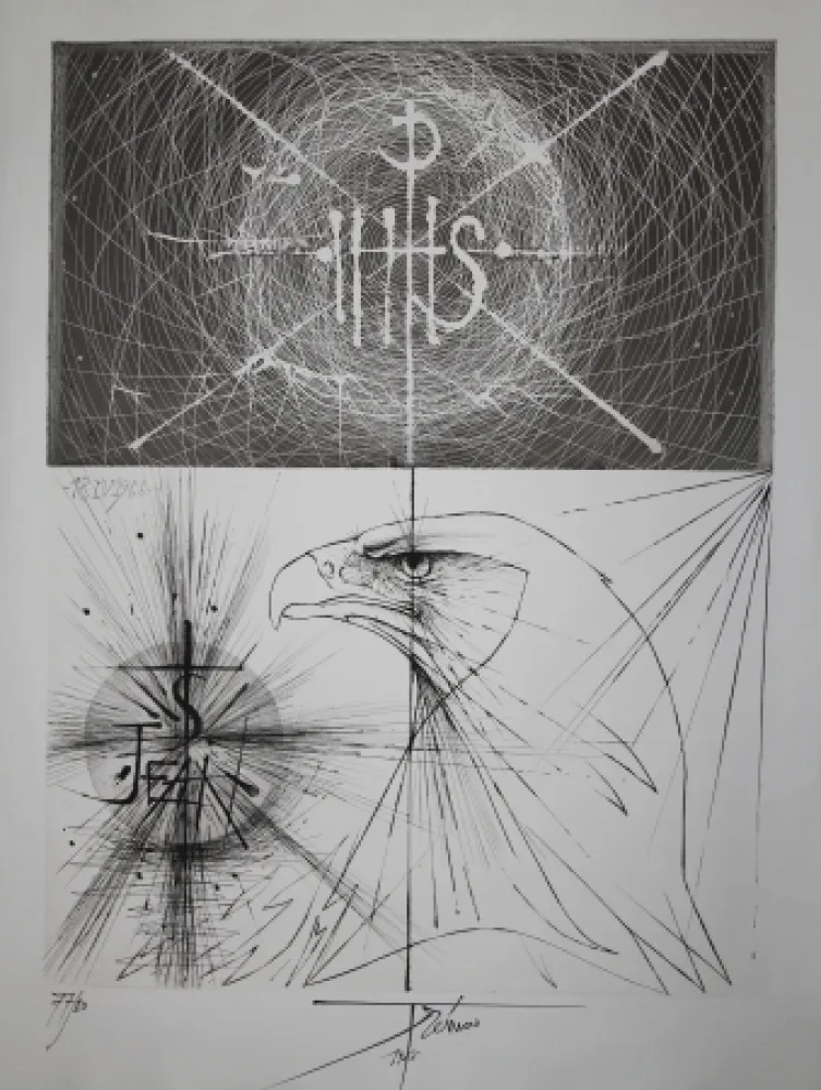 彫版 Trémois - L'Aigle de la St Jean / The Eagle of the St John